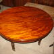 Table 6 pieds à bandeau époque Louis Philippe en acajou de cuba