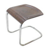 Tabouret vintage bauhaus chromé par Mart Stam pour Mücke Melder