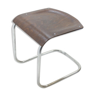 Vintage bauhaus stool chrome by Mart Stam for Mücke Melder