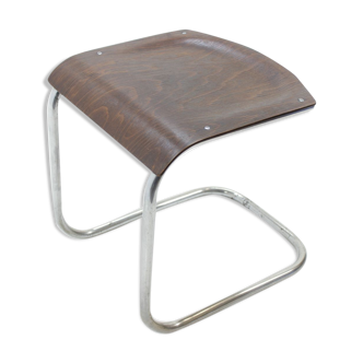 Tabouret vintage bauhaus chromé par Mart Stam pour Mücke Melder