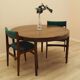 Round rosewood table, 1960, designer: Harry Østergaard, Randers Møbelfabrik