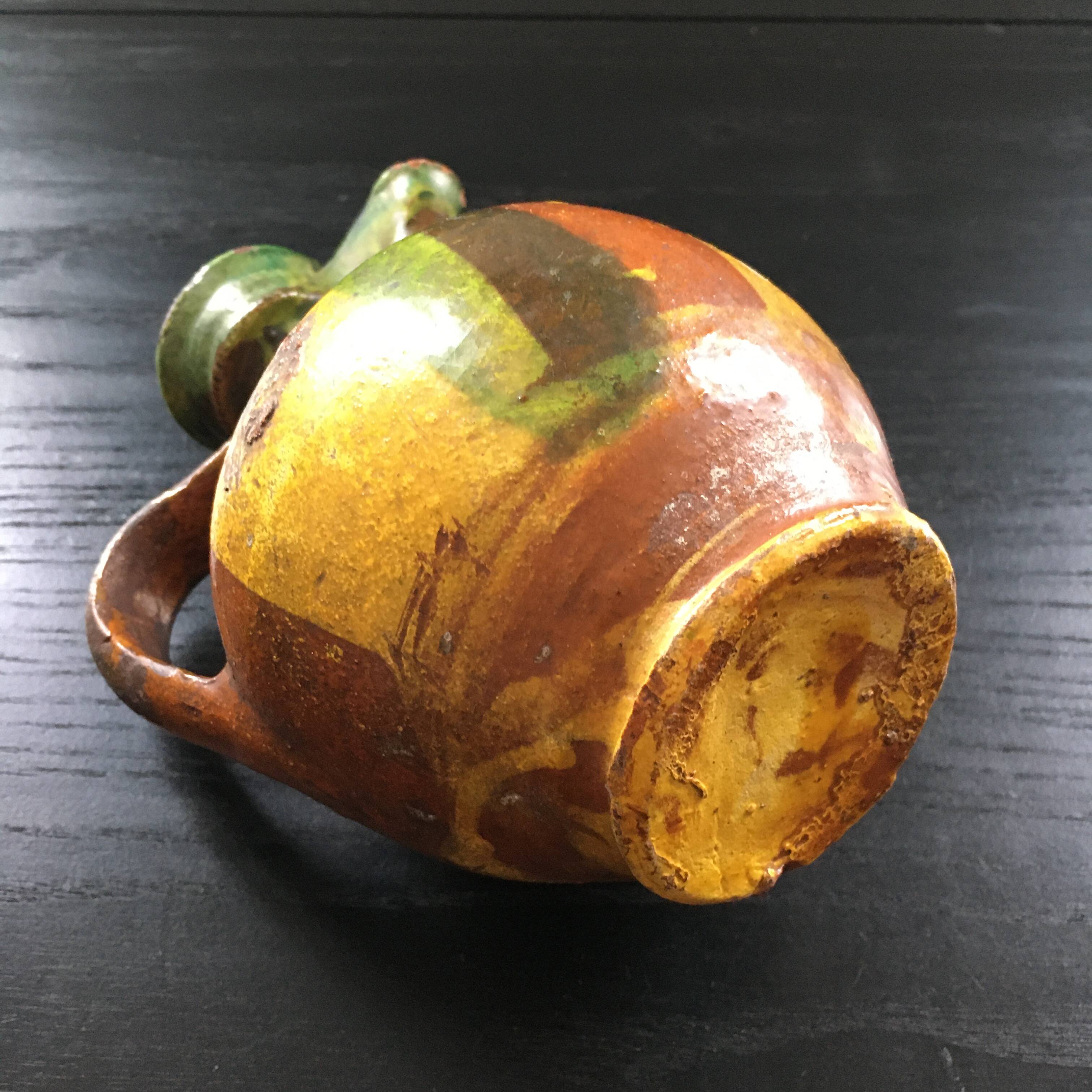 Multicolored ethnic jug
