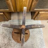 Vintage wooden pedestal table