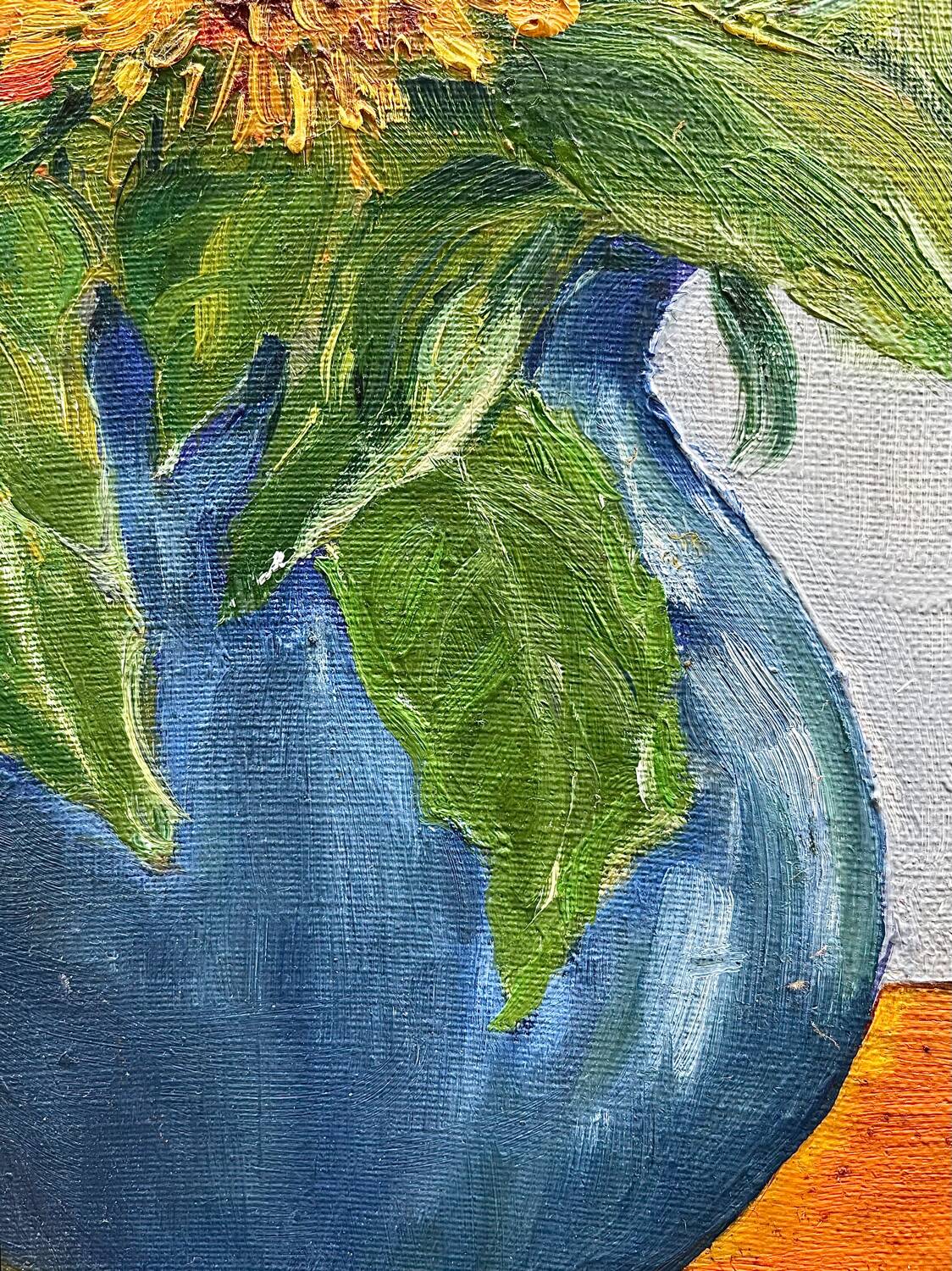 Huile sur toile nature morte