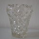 Vase vintage crystal mold czechoslovakia years 50