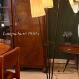 1950s tripod floor lamp