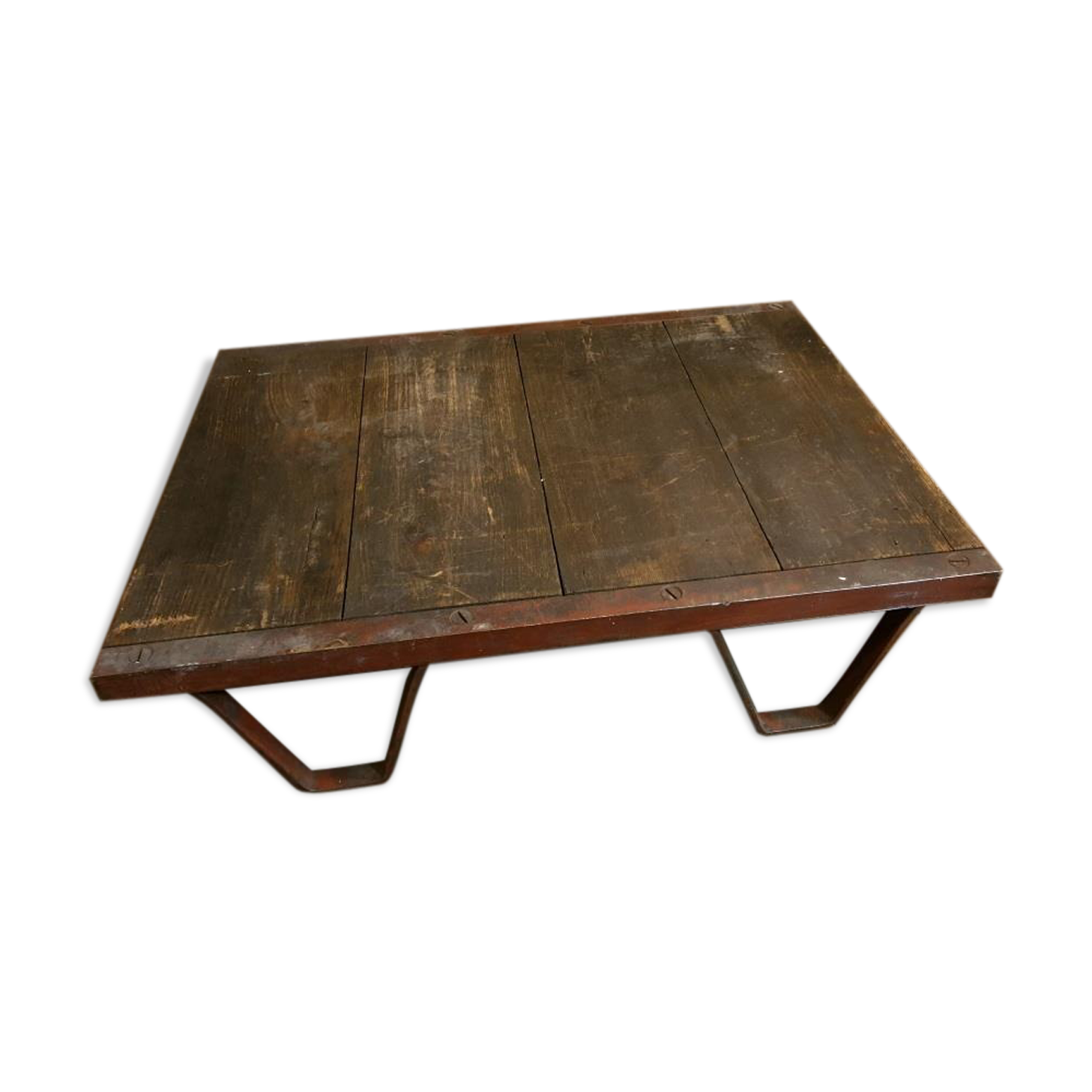Factory pallet coffee table industrial table