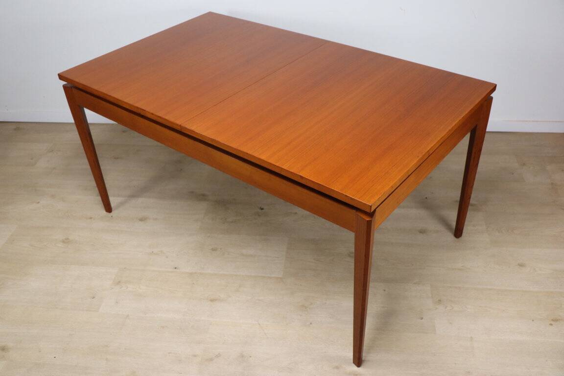 Vintage extendable teak dining table - 1960