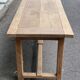 18th century farmhouse dining table renovated in solid oak 200cm