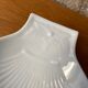 Shell-shaped porcelain soap dish
