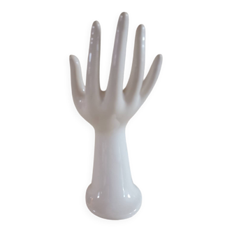 Ring holder, vintage vase in the shape of a hand.