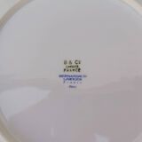 6 flat plates, Limoges porcelain, Bernardaud, Beijing No. 2