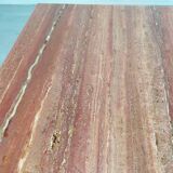 Travertine coffee table red design