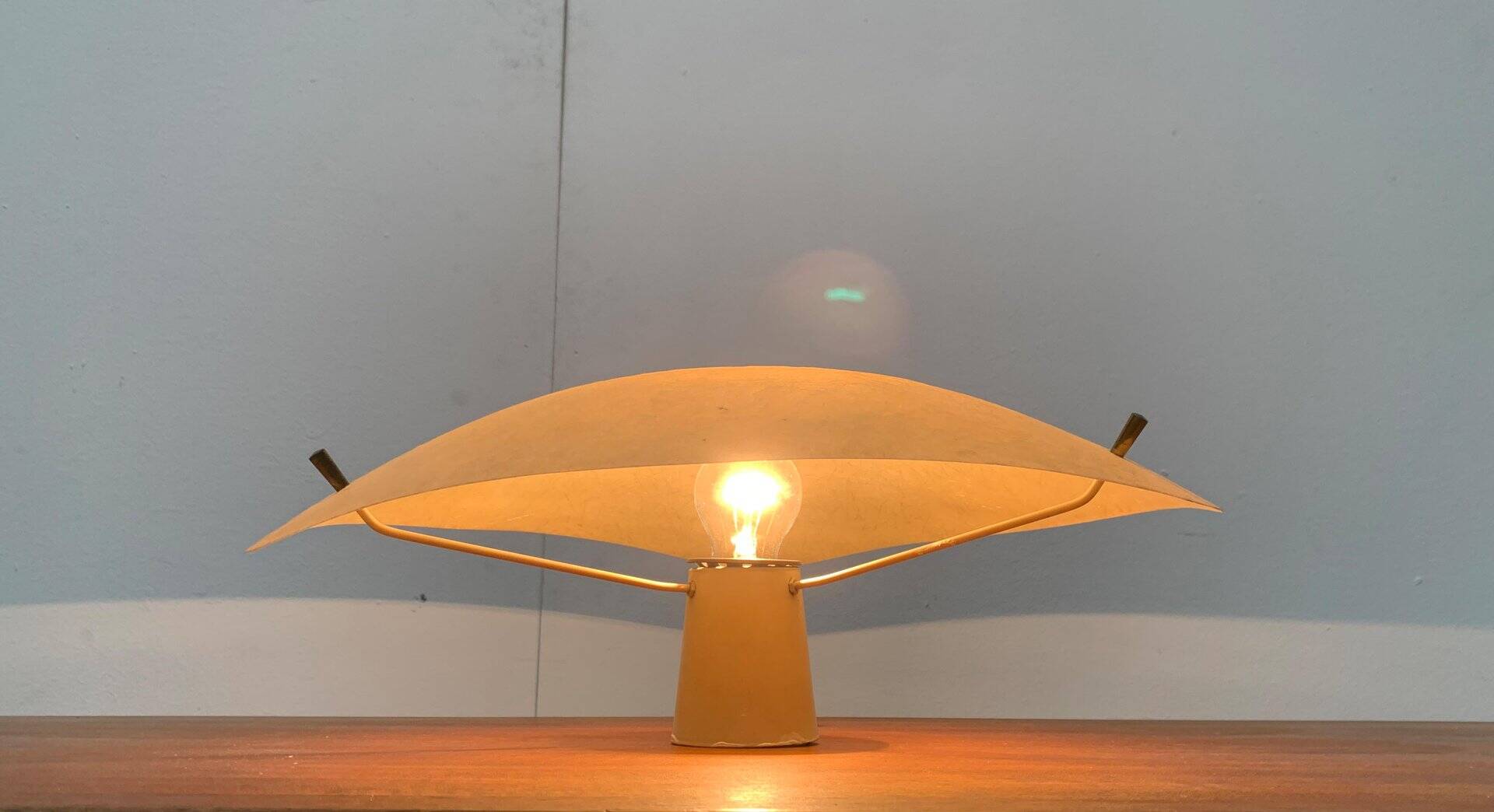 1960s minimalist fibreglass ceiling lamp