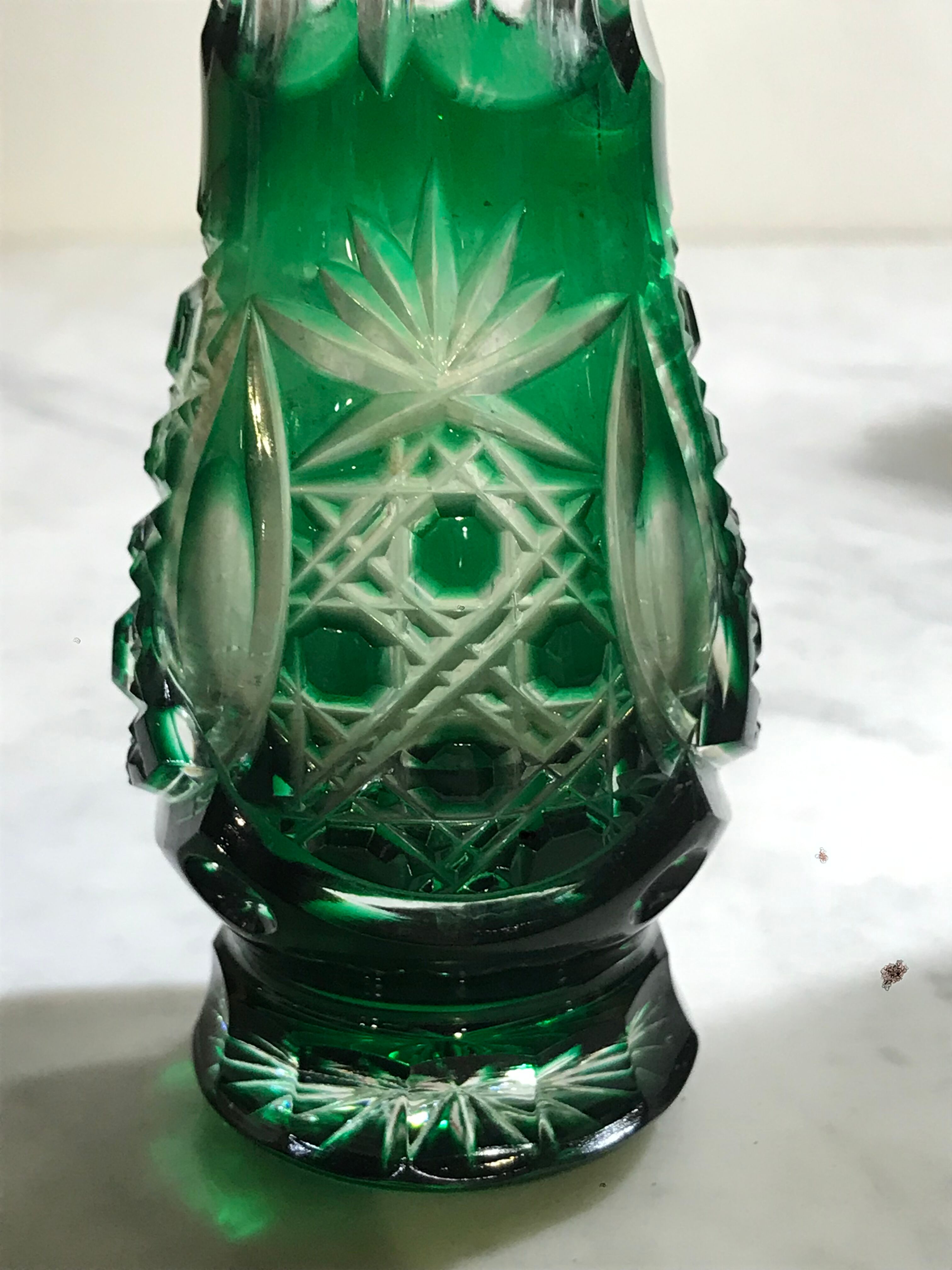 Vase cristal de Bohème
