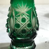 Bohemian crystal vase