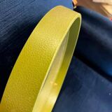 Miroir mural rond vintage vert citron