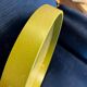 Miroir mural rond vintage vert citron
