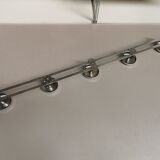 Vintage wall coat rack 70 to 5 Chrome hooks