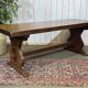 1970s mahogany monastery table - L=2m W=80cm H=75cm
