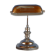 Lampe de bureau de banquier en chrome, IKEA, années 1980