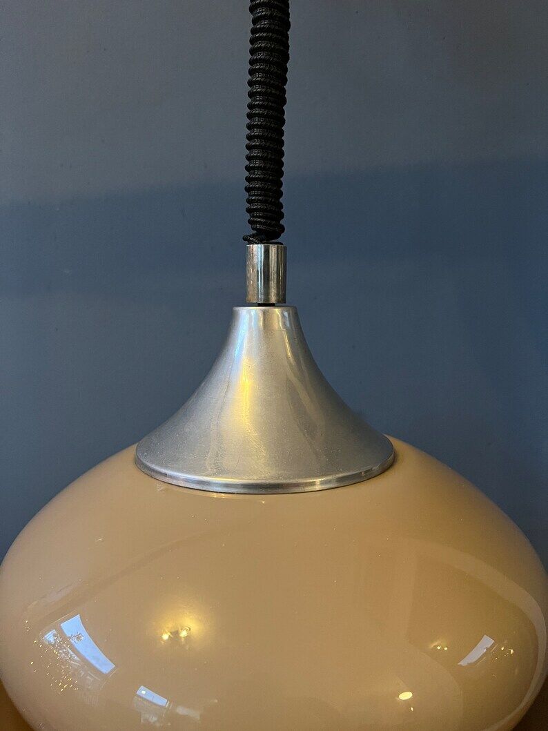 Vintage beige pendant lamp