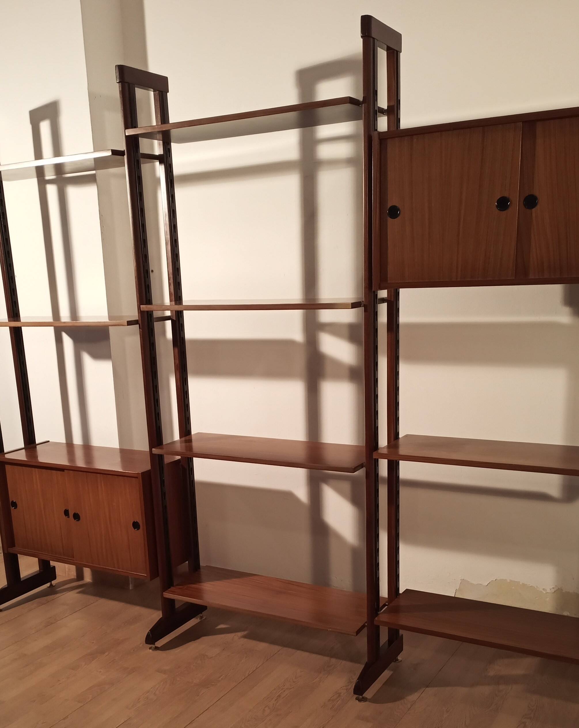 Vintage Modular Teak Bookcase, 1960s