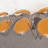 Vintage orange chairs
