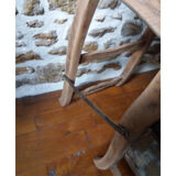 Chaise escabeau ancienne