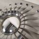 Stainless steel sun mirror 1970