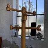 80s pine coat rack