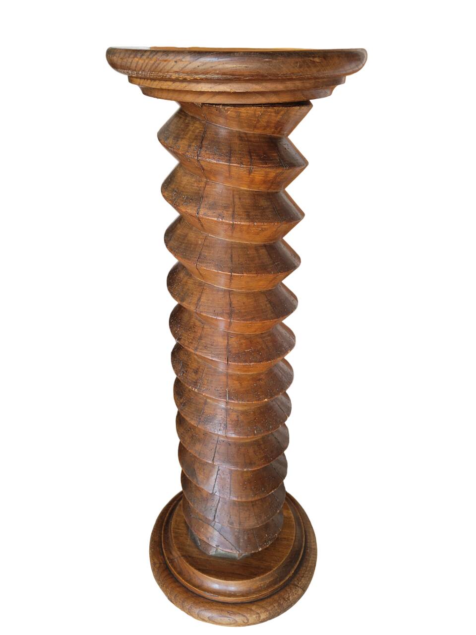Solid wood "press screw" saddle