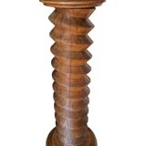 Solid wood "press screw" saddle