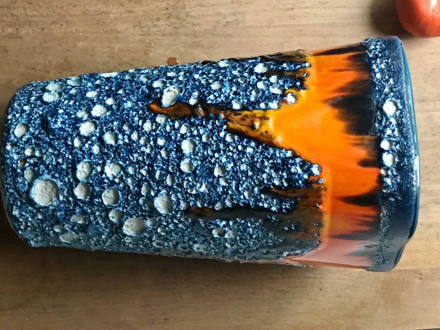 Vase fat lava J Ribero Vallauris