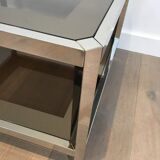 Pair of pieces of sofa tinted glass