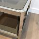 Pair of pieces of sofa tinted glass