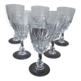 6 stemmed glasses