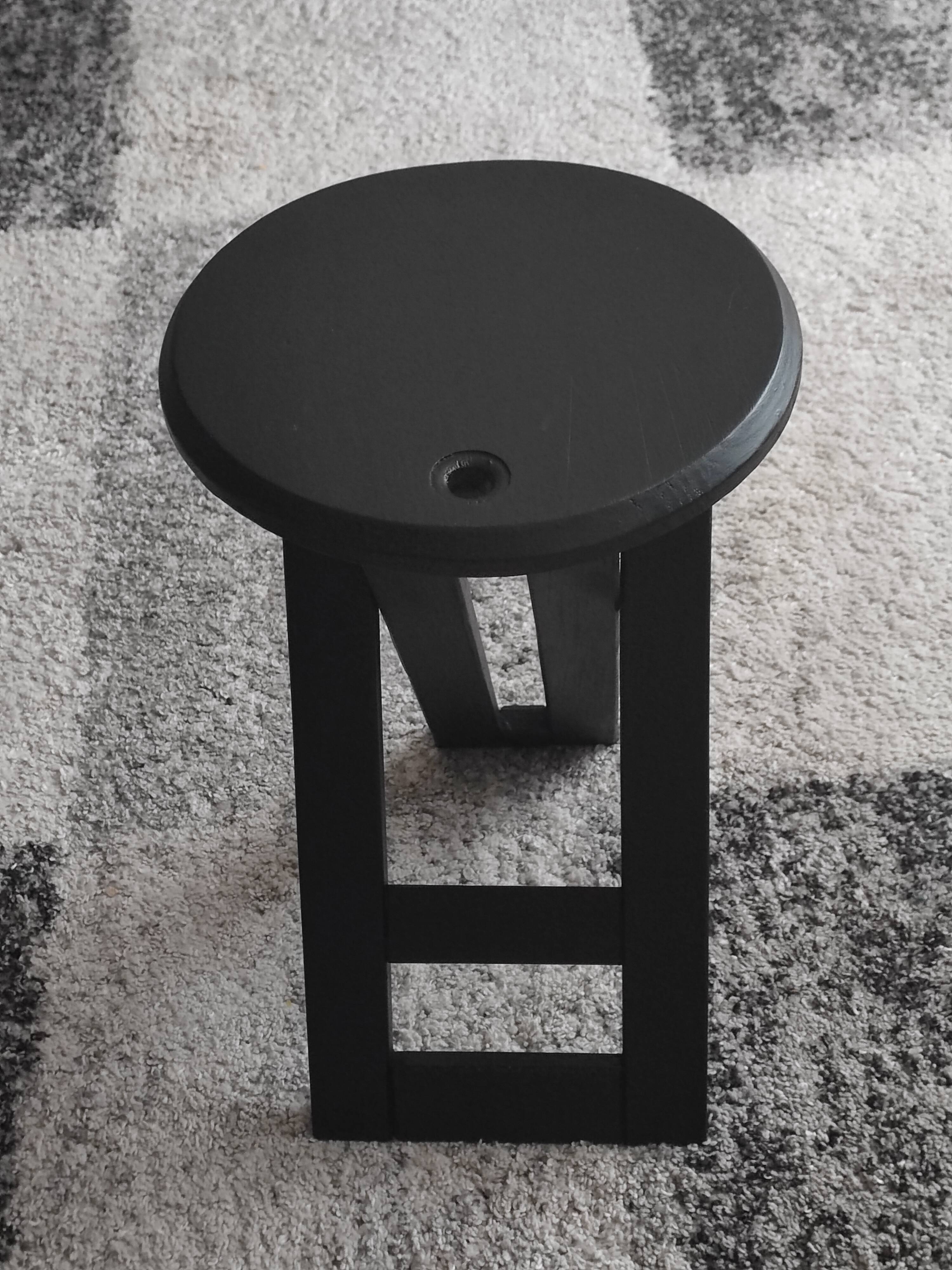 Vintage Adrien Reed piable stool