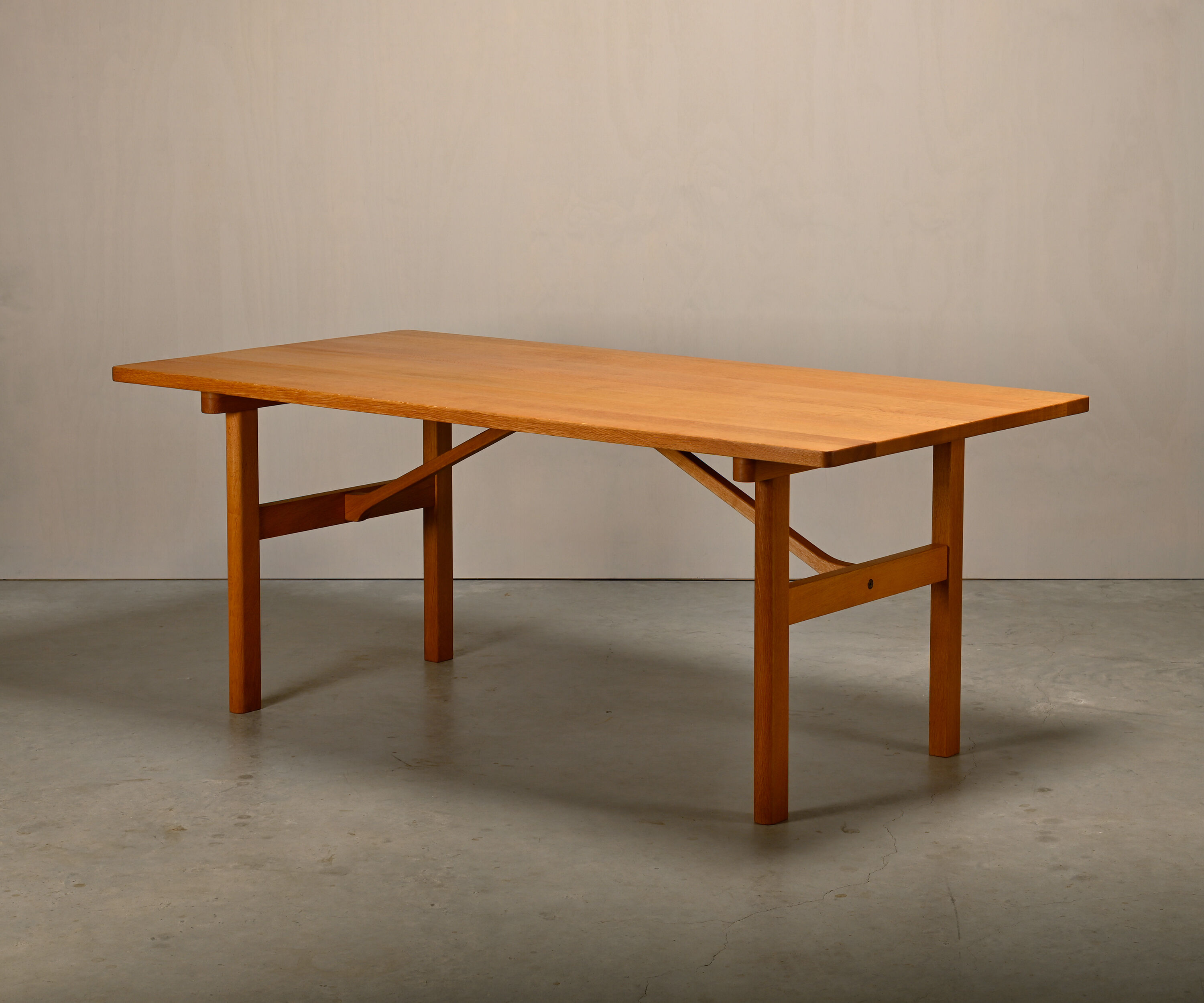 Børge Mogensen solid Oak Dining Table or Desk Model 6284 for Fredericia