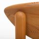 Suite de 6 chaises à repas vintage en pin