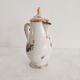 Small flower porcelain teapot, late 19th