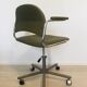 Fully Restored Olive Office Desk Chair by Kovona, Czechoslovakia 1970’s