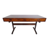 Scandinavian Rosewood Desk by Ganddal Mobelfabrik