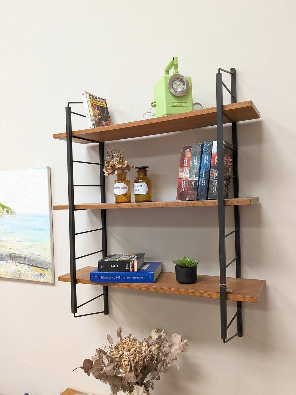 Vintage wall shelf