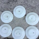 6 Dessert plates Agreste Sarreguemines