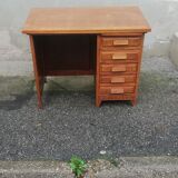 Vintage desk 2 drawers 1 locker