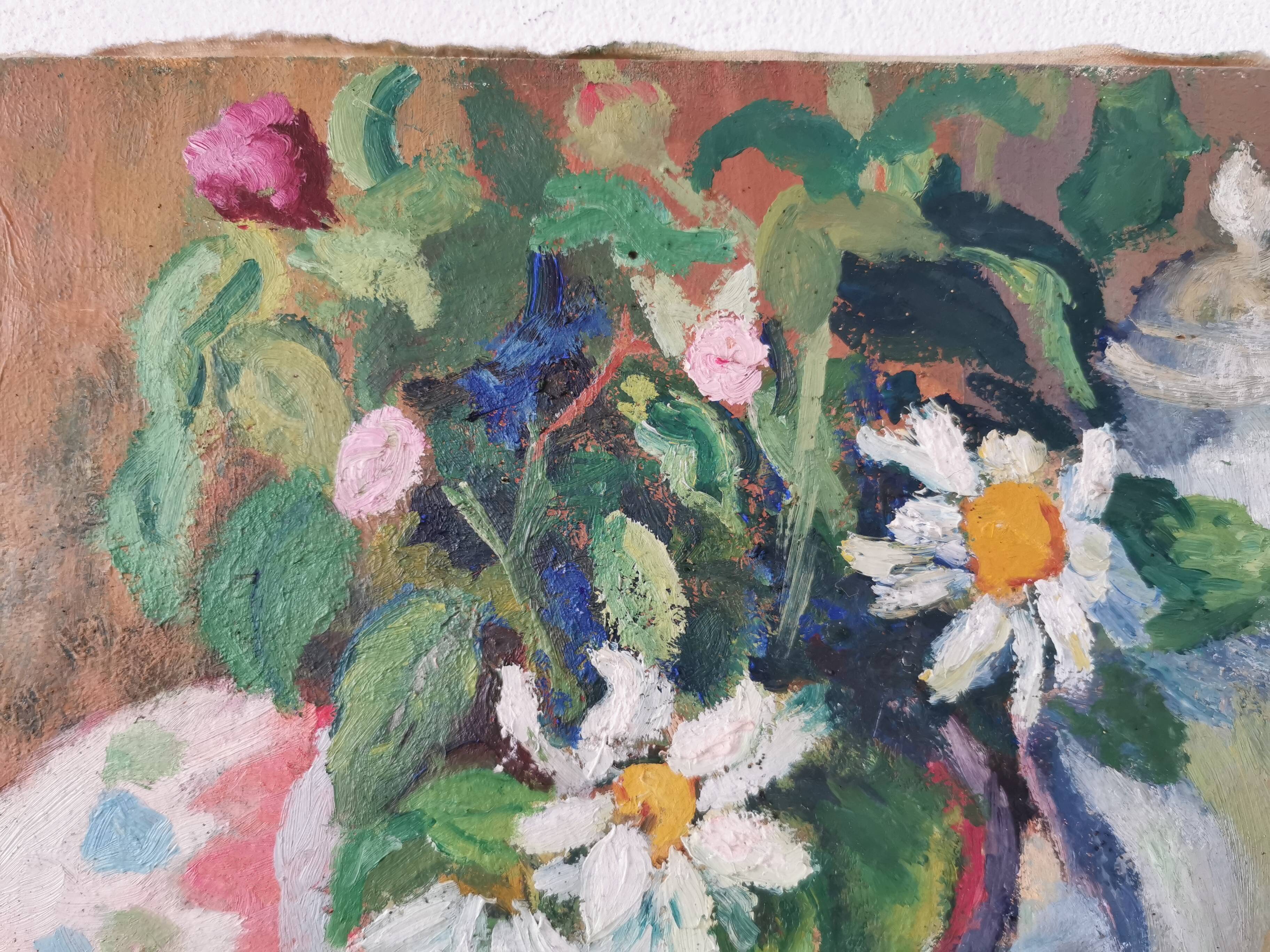 Set of 3 old still life paintings