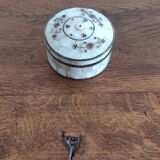 Bronze and mother-of-pearl jewelry box