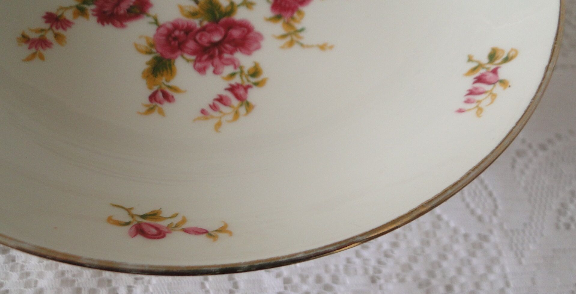 Old porcelain shower foot bowl Limoges f legrand et cie 20s