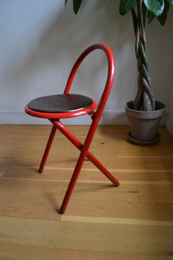 Chaise pliante postmoderniste 1980
